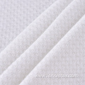 Stretch Polyester Viscose Knitted Recycled Waffle Fabric